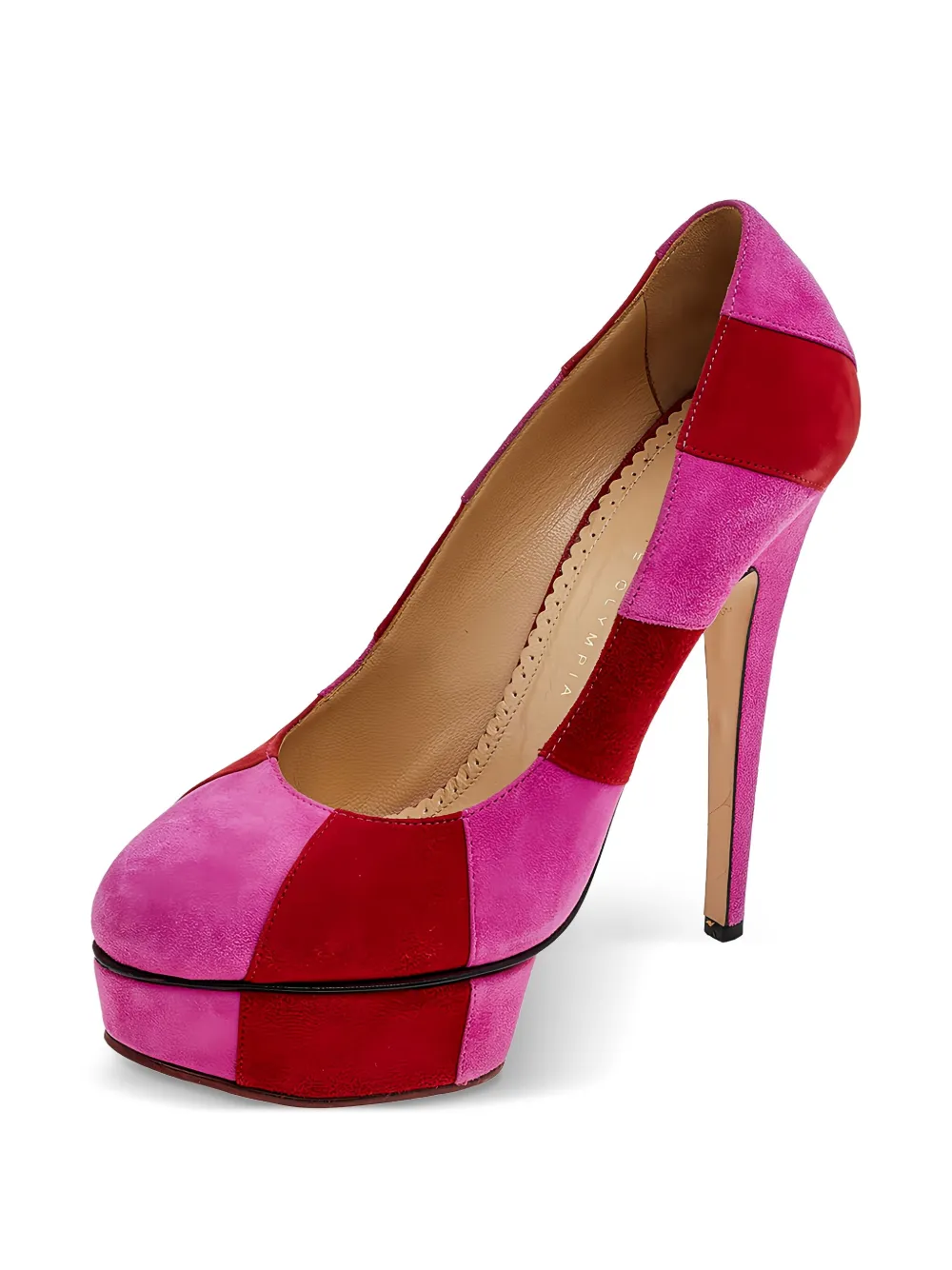 Charlotte Olympia 145mm colour-block platform pumps | Image 2