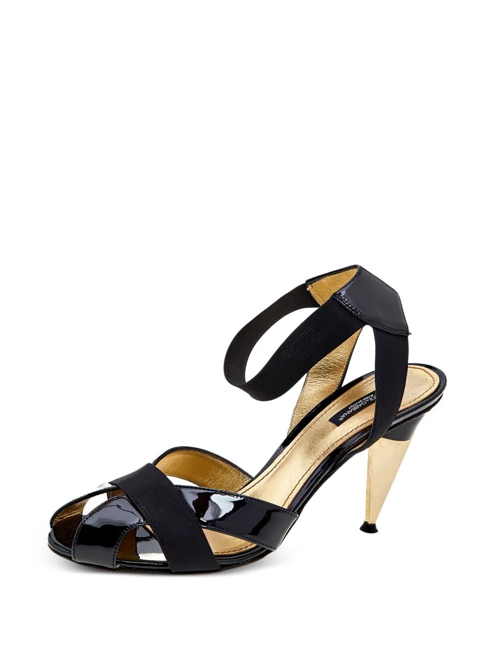 Dolce & Gabbana Pre-Owned stretch-band ankle cuff sandals | Heeled Sandals | Image 2
