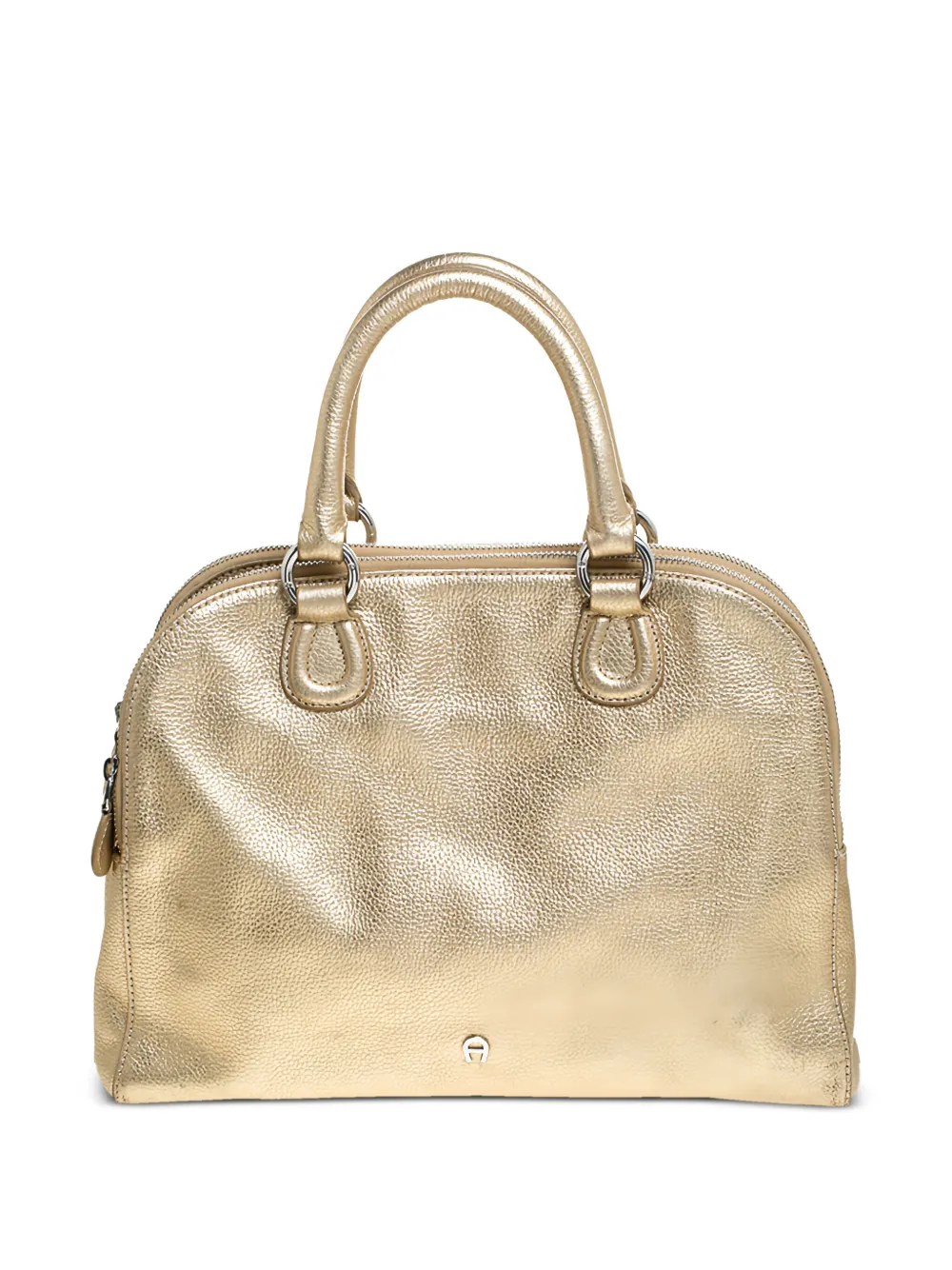 Aigner Kids leather satchel bag | Gold | Image 1