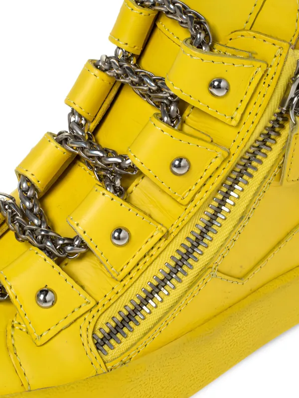 Giuseppe Zanotti Vintage pre-owned chain-detail Zip Sneakers