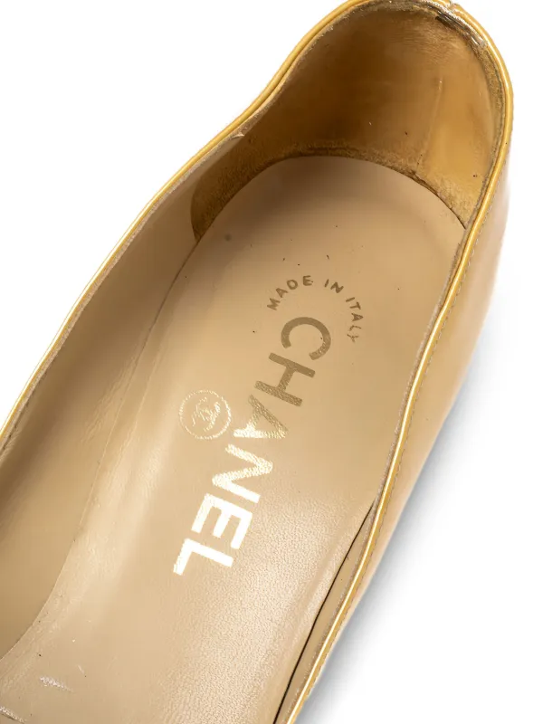 CHANEL Pre-Owned 100mm インターロッキング ココマーク パンプス