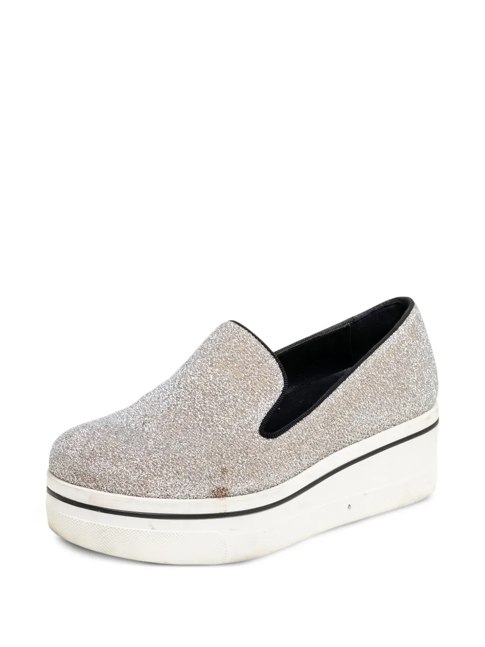 Stella McCartney Pre-Owned 55mm glitter-embellished sneakers | Image 2