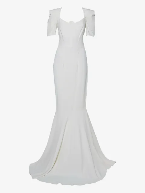 Roland Mouret satin maxi dress