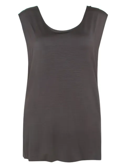 Armani Vintage sleeveless scoop-neck top
