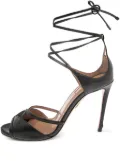 Aquazzura 100mm strappy open-toe high-heeled sandals - Black