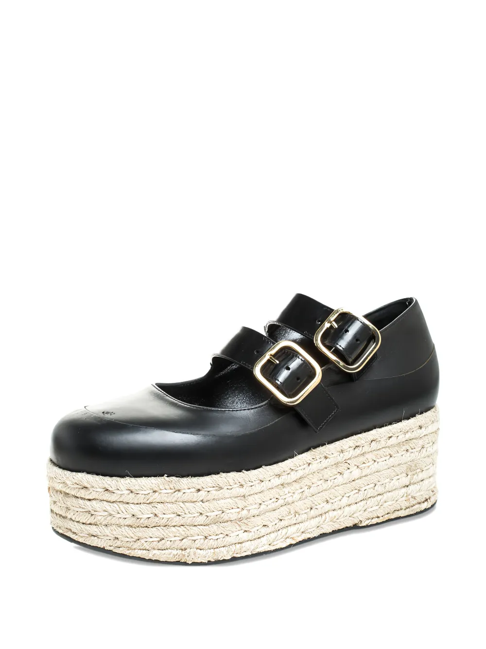 Marni Pre-Owned double-buckle platform espadrille | Image 2