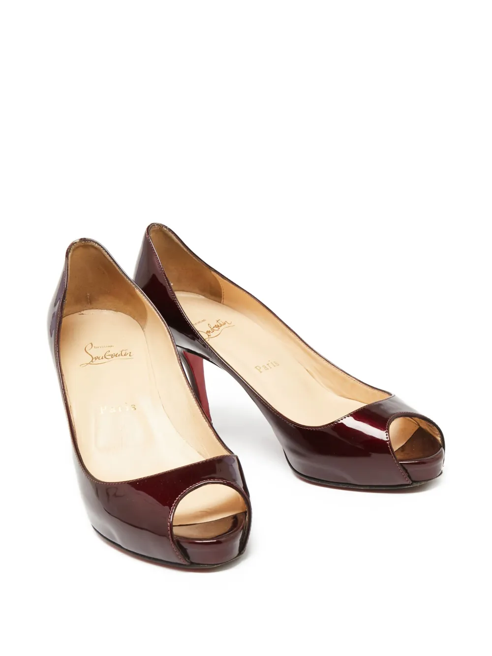 Christian Louboutin Pre-Owned 80mm leather sandals | Image 2