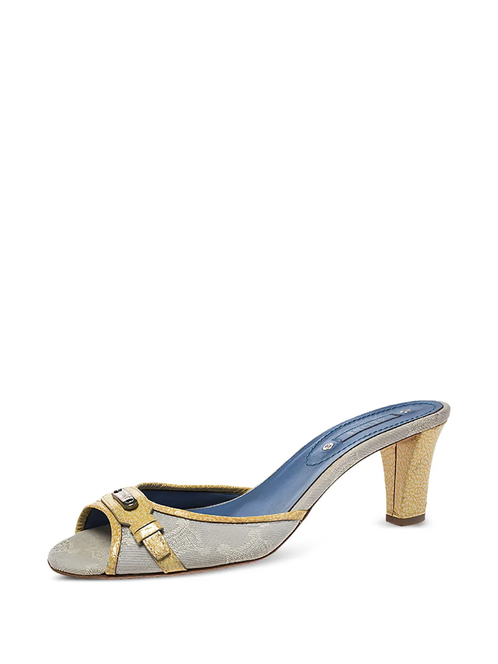 Céline Pre-Owned 70 mm leren sandalen - Wit