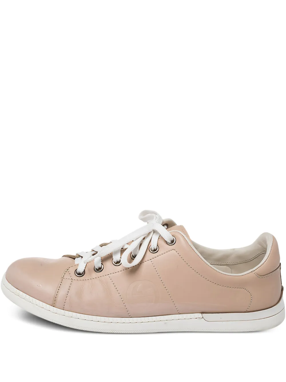 Pre-owned Gucci Interlocking G Logo-debossed Sneakers