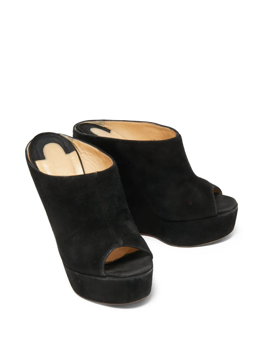 Christian Louboutin Pre-Owned 135mm suede sandals | Image 2