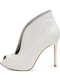 Gianvito Rossi 100mm leather heeled boots - White
