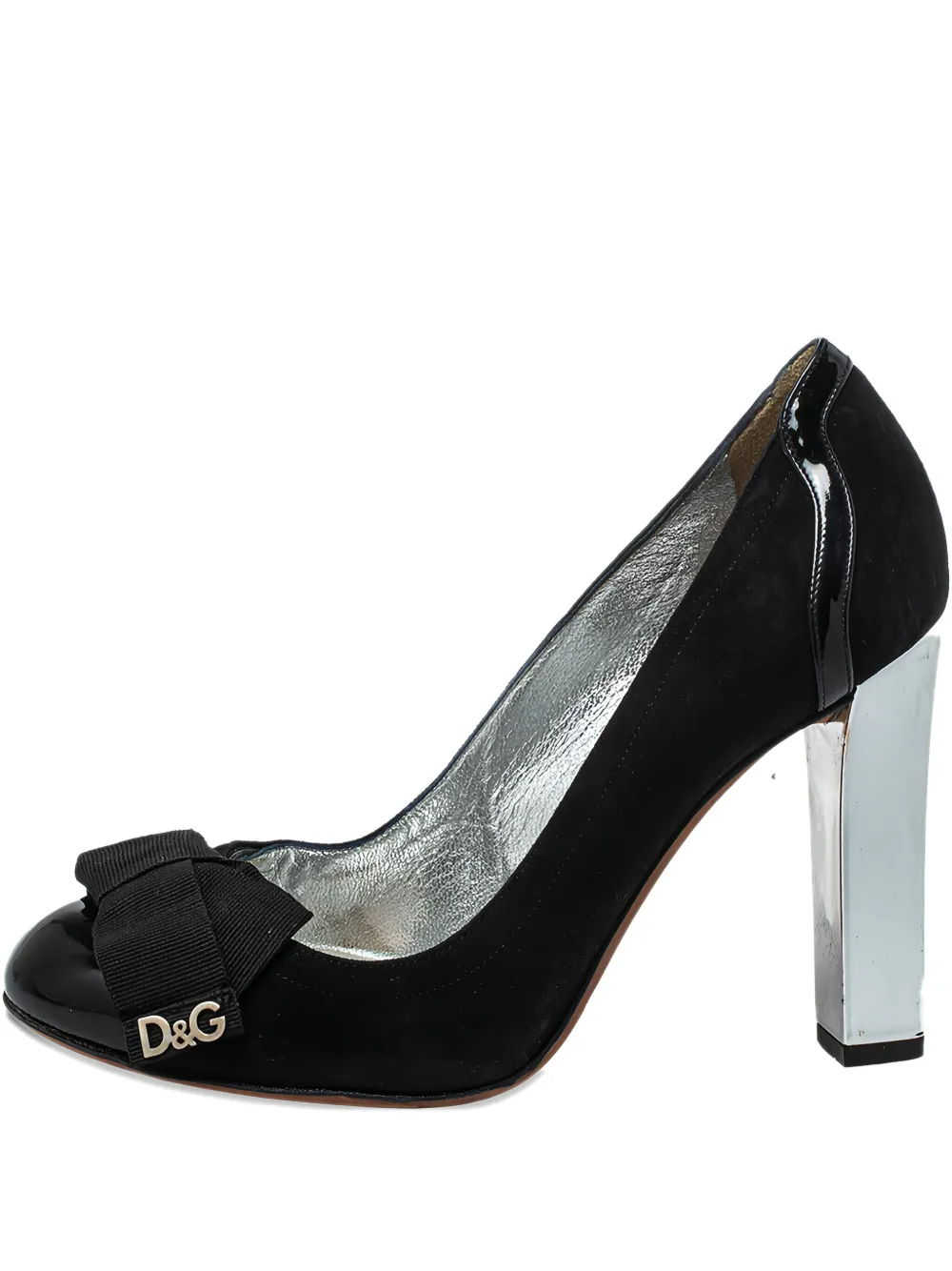 Dolce & Gabbana Pre-Owned 95mm bow-detail pumps | Black | Image 1
