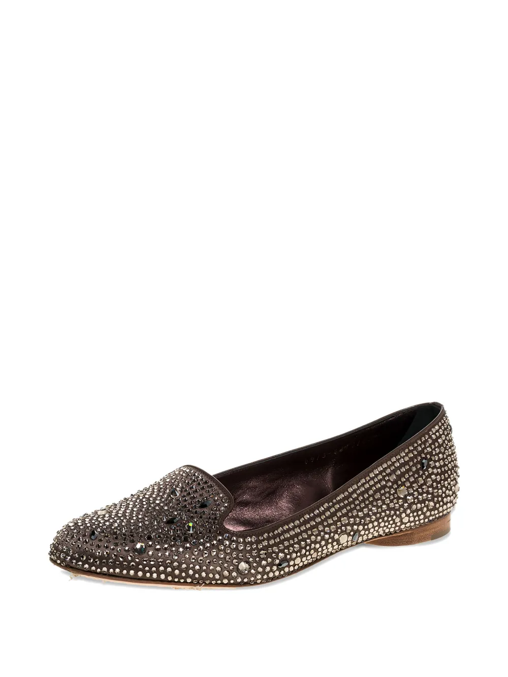 Gina crystal-embellished flat shoes | Image 2