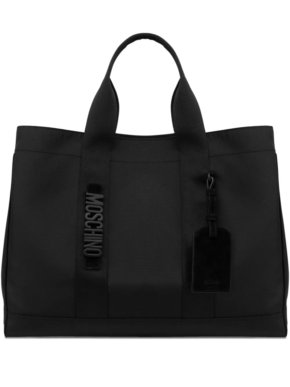 logo lettering tote bag