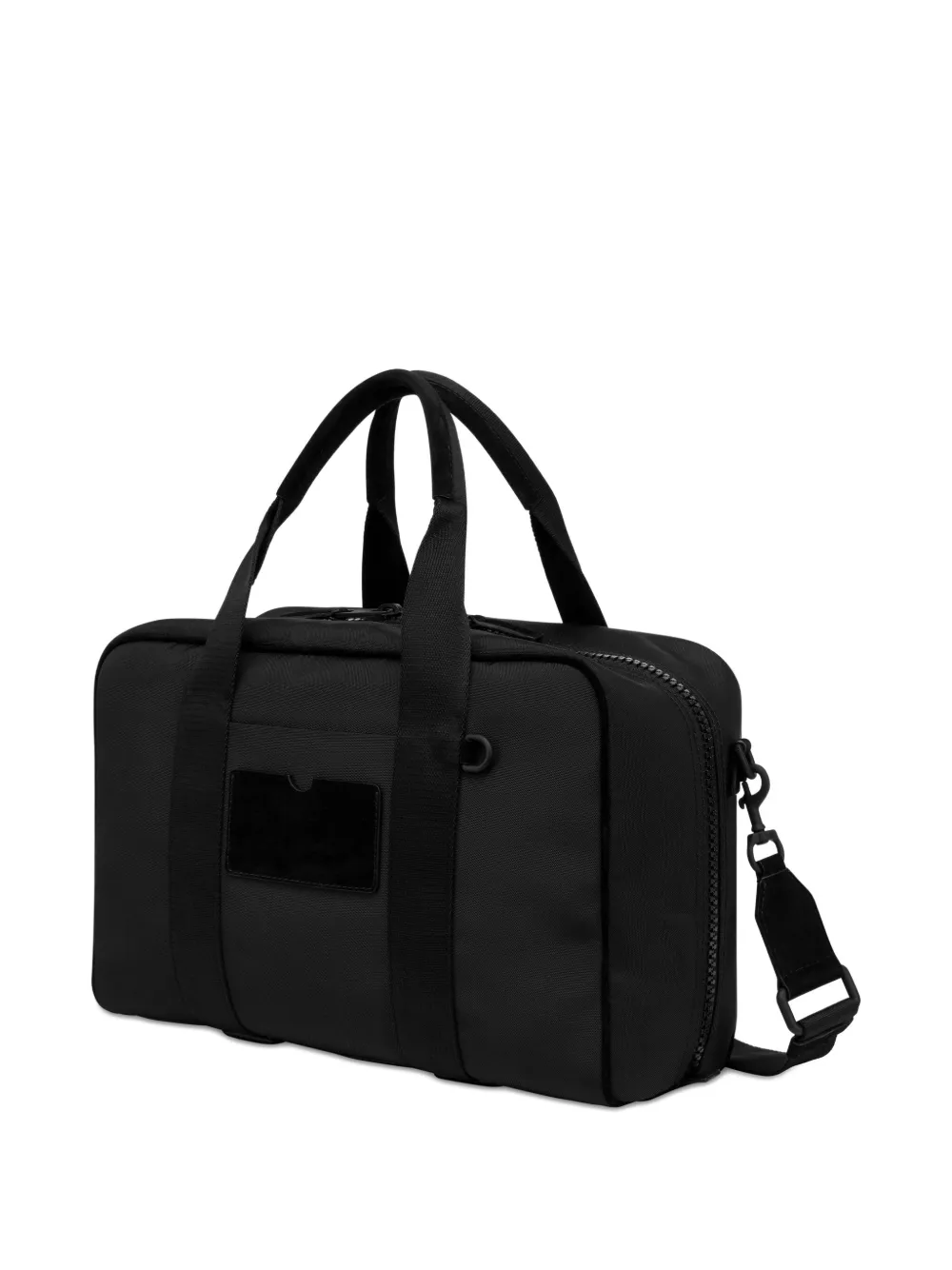 Moschino Laptoptas met logoplakkaat Zwart