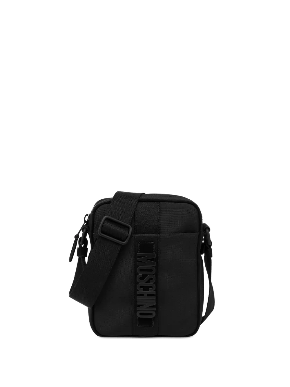 logo lettering messenger bag