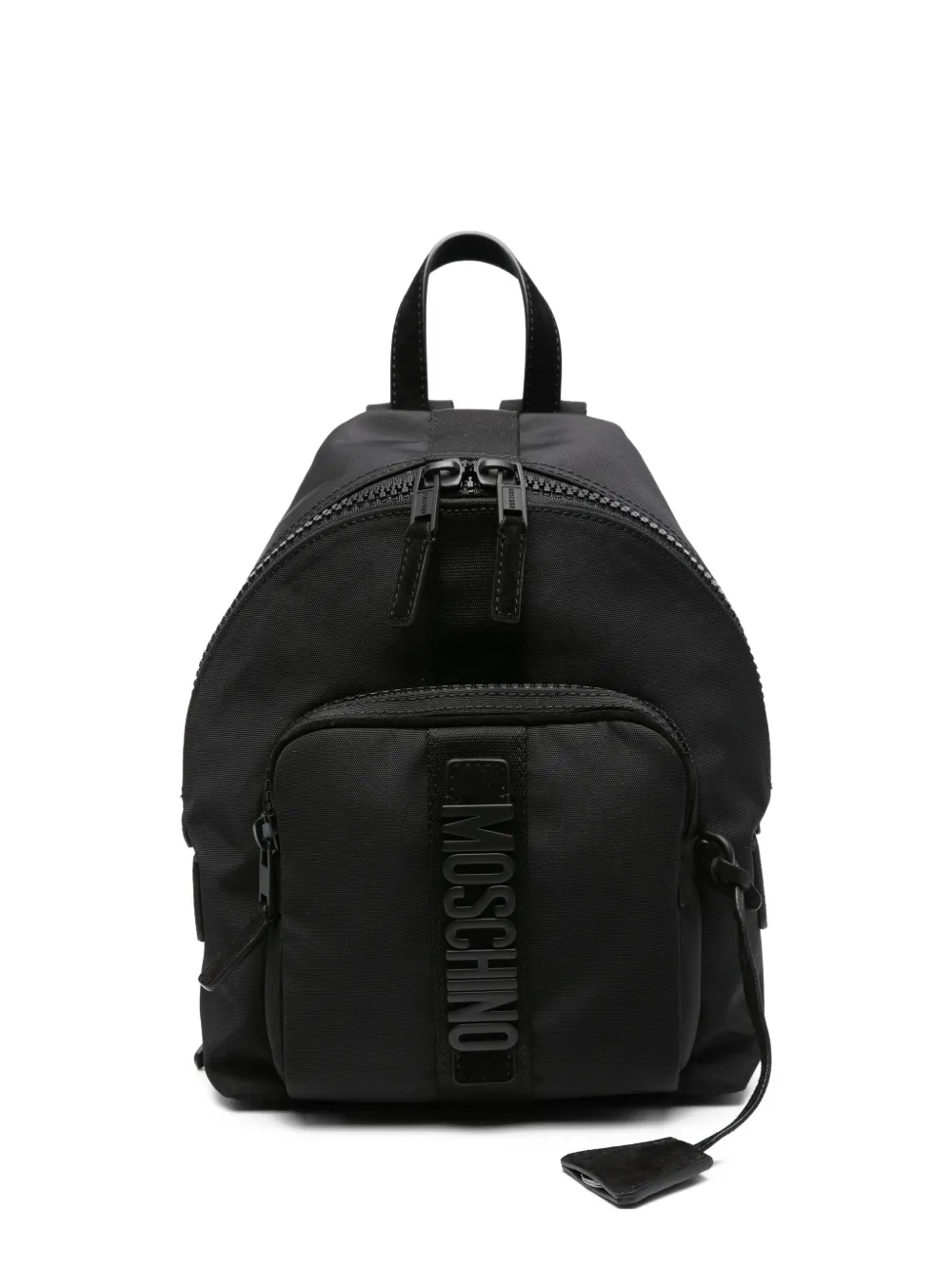 Moschino logo-plaque backpack | Black | Image 1