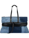 Moschino belted tote bag - Blue