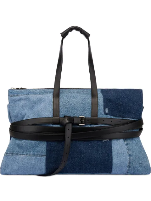 Moschino sac cabas à taille ceinturée