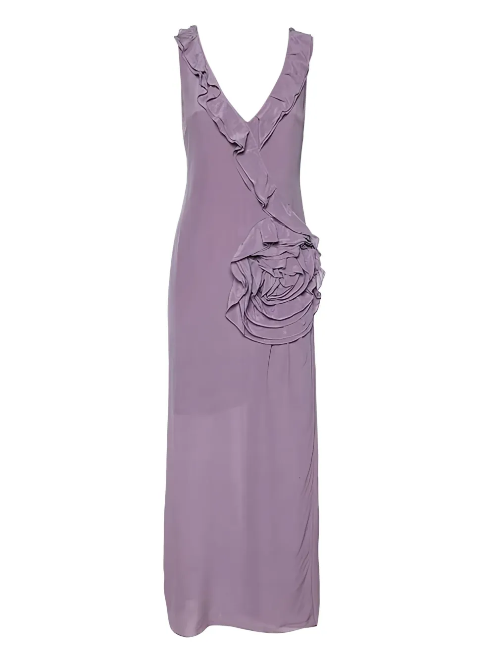 Moschino Pre-Owned vestido con aplique floral | morado | Image 1