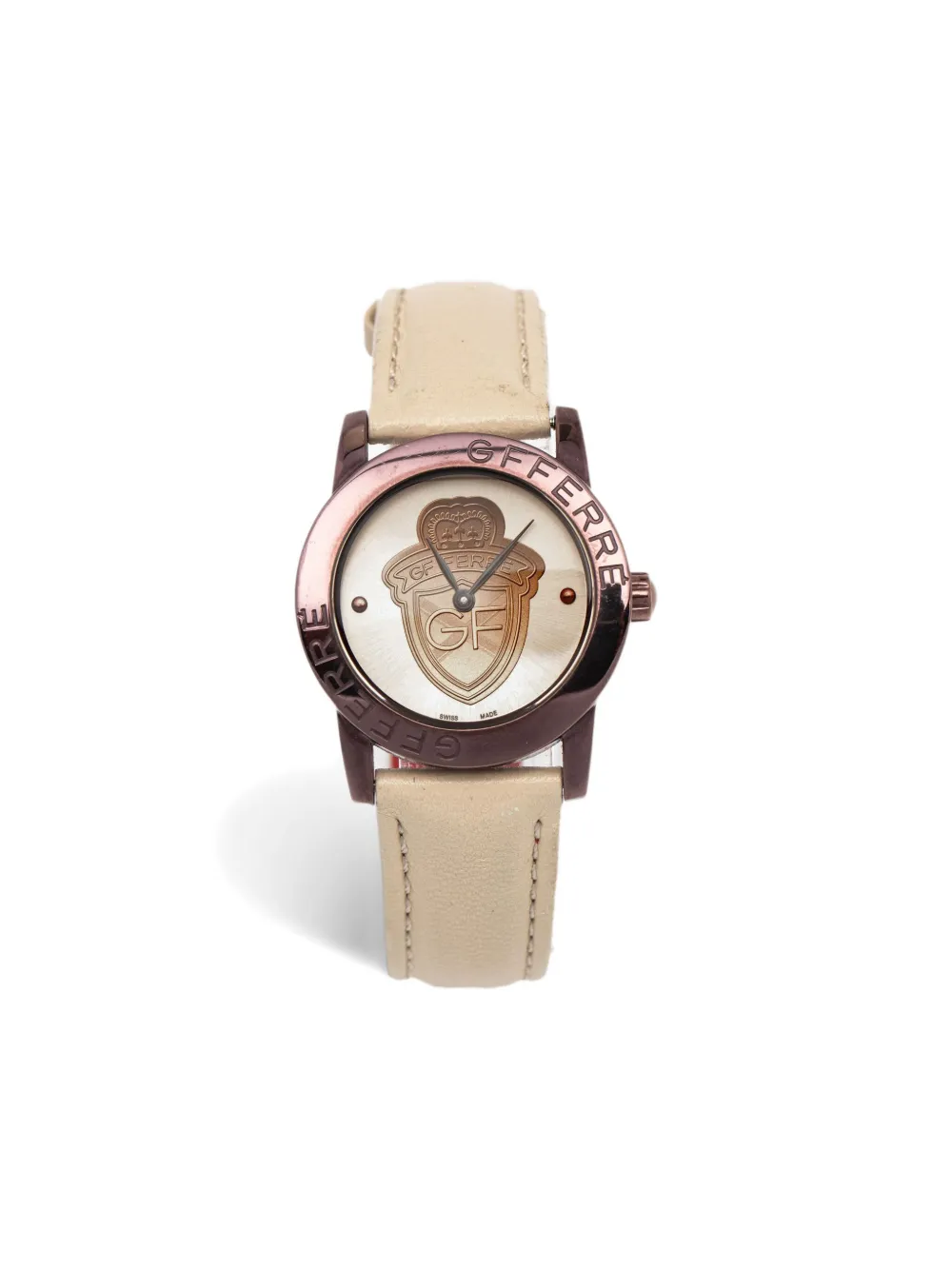 Gianfranco Ferré Pre-Owned Steel Logo Dial 30mm - ニュートラル Gianfranco Ferré Pre-Owned Steel Logo Dial 30mm - ニュートラル