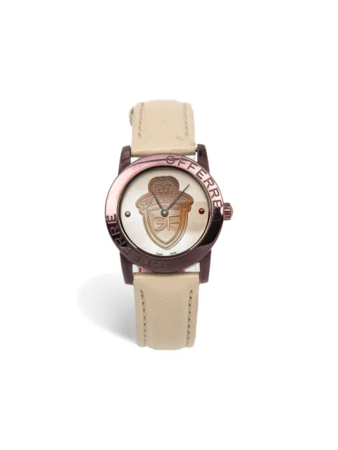 Gianfranco Ferré Pre-Owned reloj Steel Logo Dial de 30mm