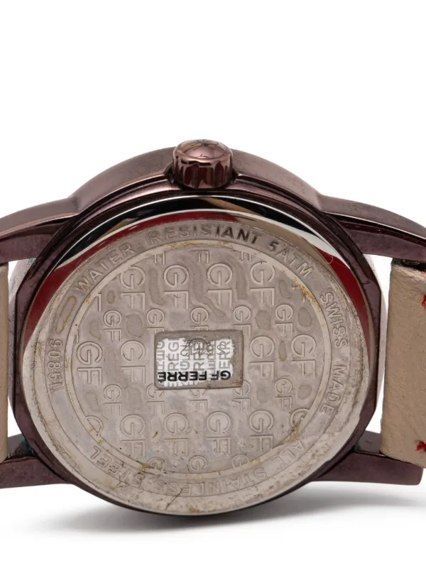 Gianfranco Ferré Pre-Owned Steel Logo Dial 30mm | Neutrals | FARFETCH