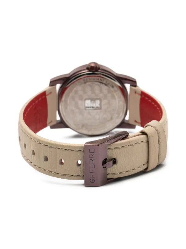 Gianfranco Ferré Pre-Owned Steel Logo Dial 30mm | Neutrals | FARFETCH
