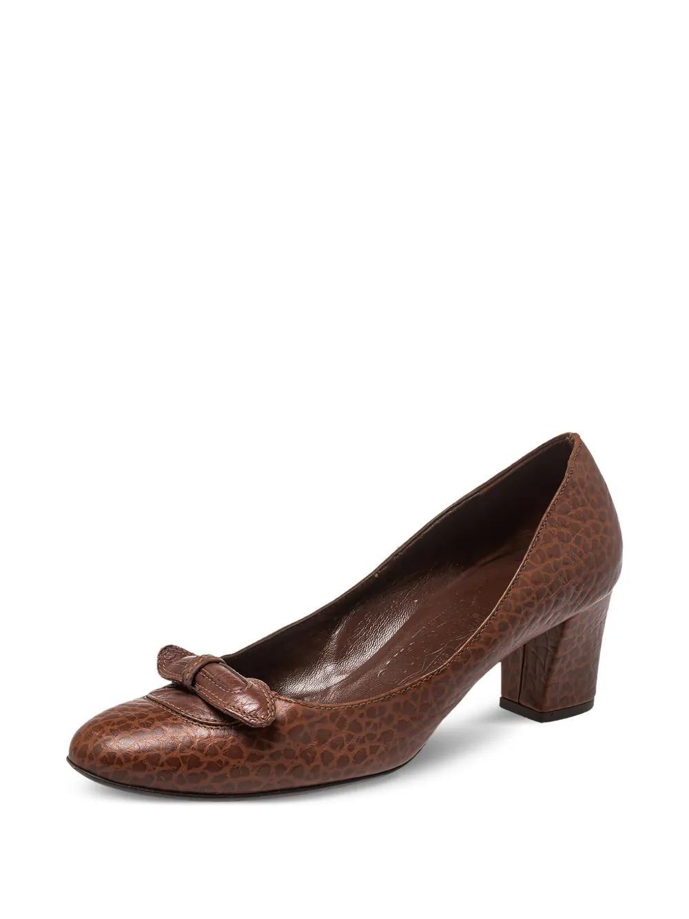 Ferragamo Pre-Owned leather heeled pumps | Image 2
