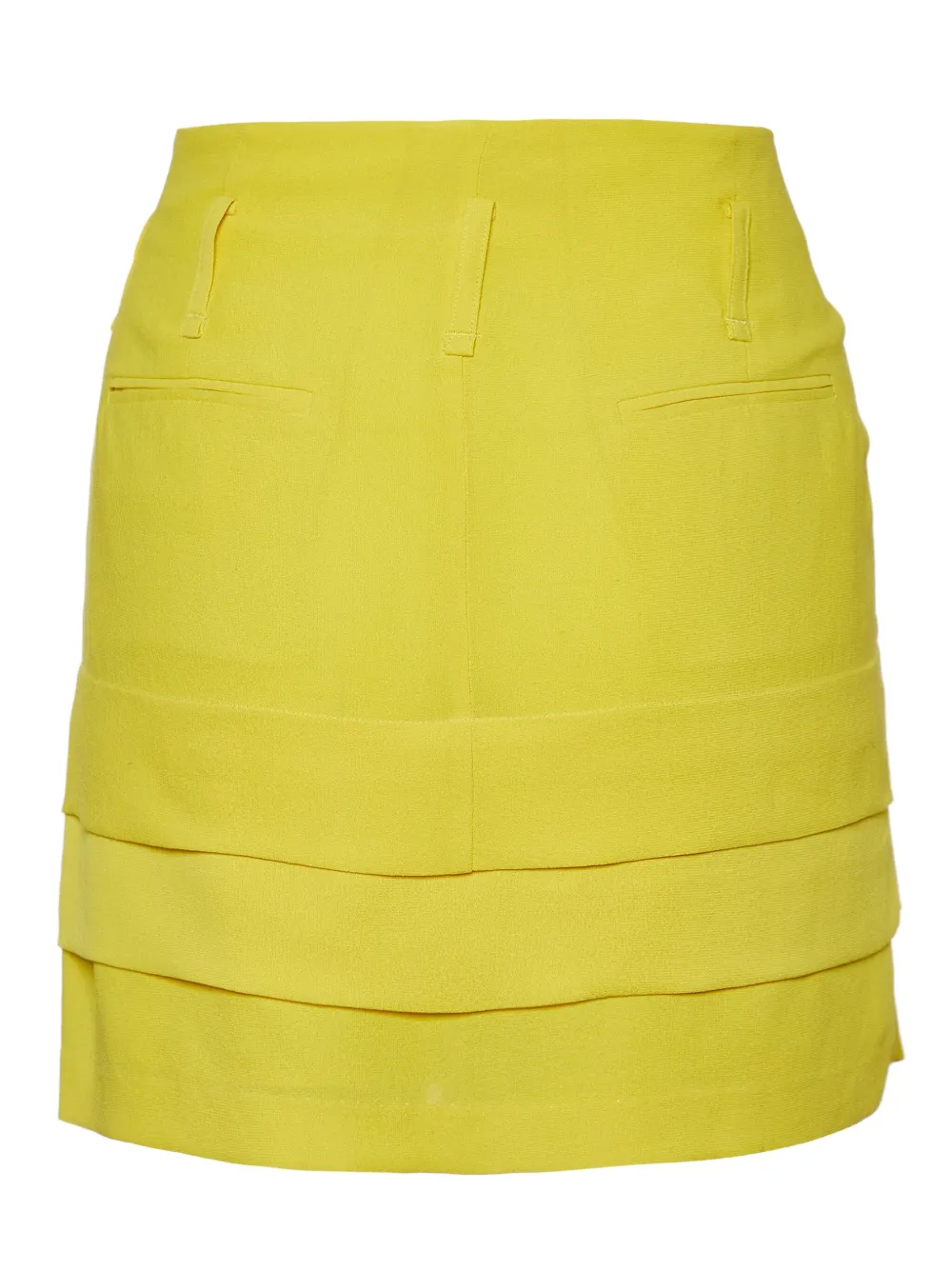 Balenciaga Pre-Owned Minigonna in seta - Giallo