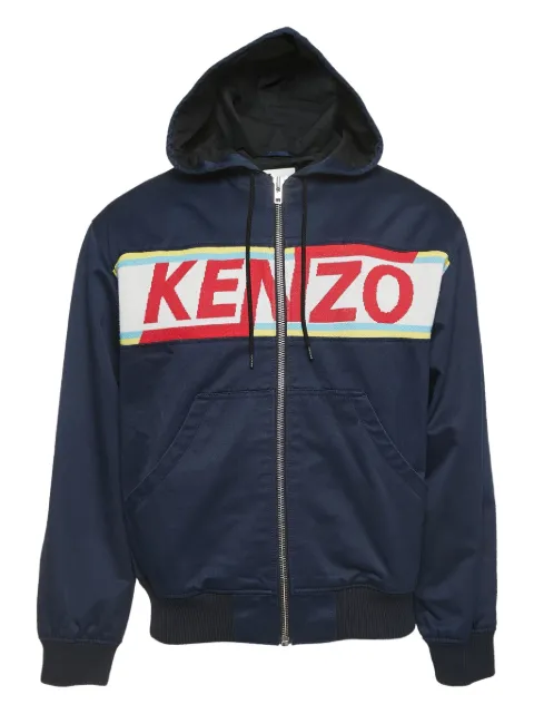 Kenzo Pre-Owned hooded zip-up jacket