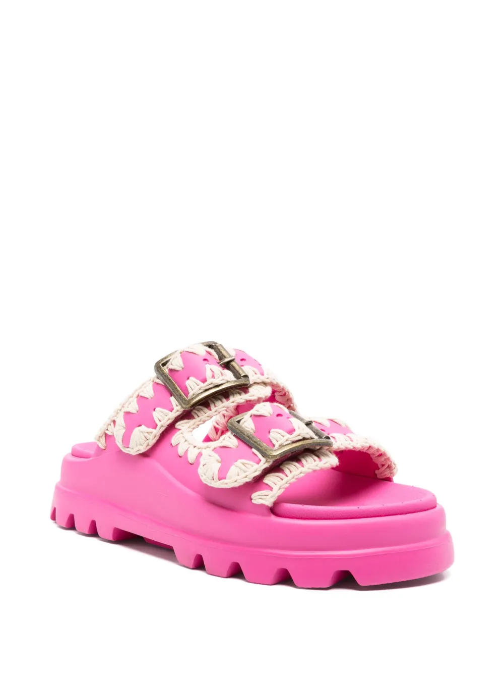 Mou Kids Eva slides FUX FUCSIA