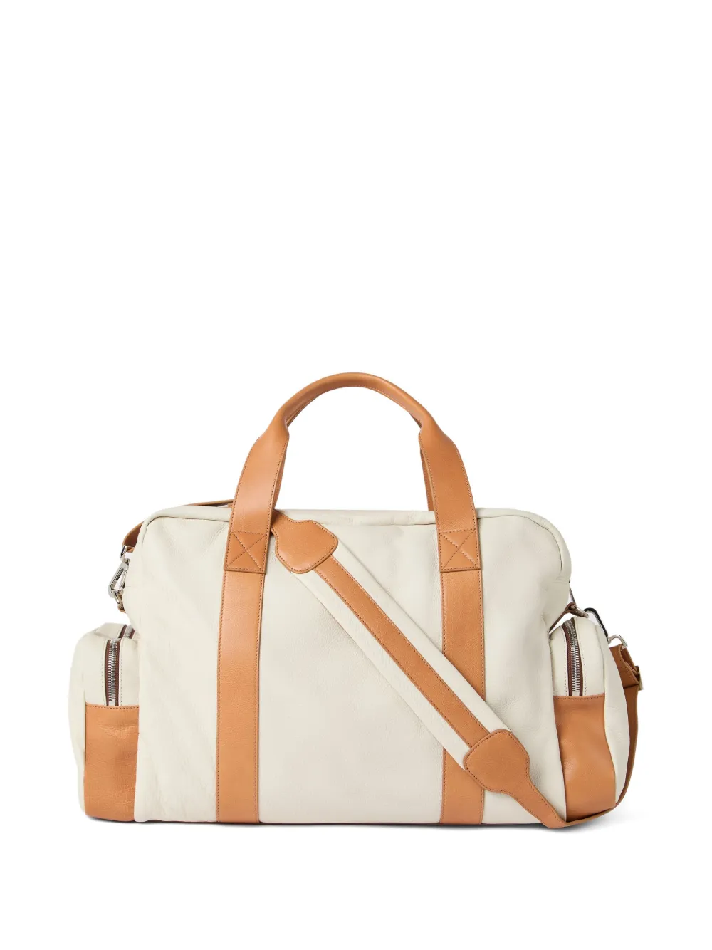 Brunello Cucinelli Duffeltas met meerdere zakken Beige
