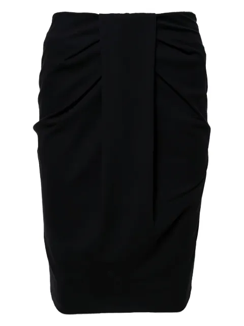 Emporio Armani Pre-Owned draped pencil skirt