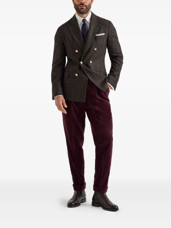 ブルネロクチネリ　コーデュロイパンツ Brunello Cucinelli コーデュロイ パンツ | ブルー | FARFETCH JP