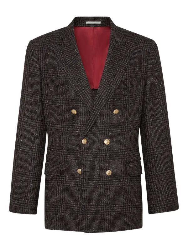 Brunello Cucinelli ダブルジャケット | ブラウン | FARFETCH JP