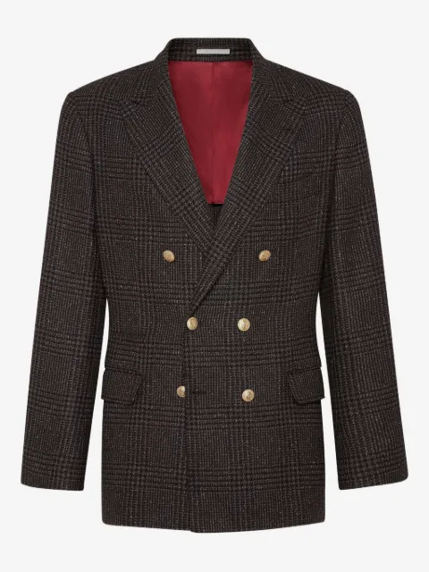 Brunello Cucinelli blazer con doble botonadura