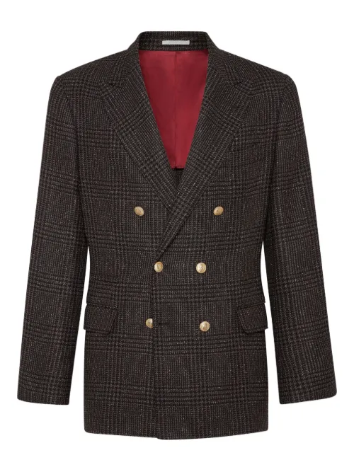 Blazer à boutonnière croisée - Brunello Cucinelli - Modalova