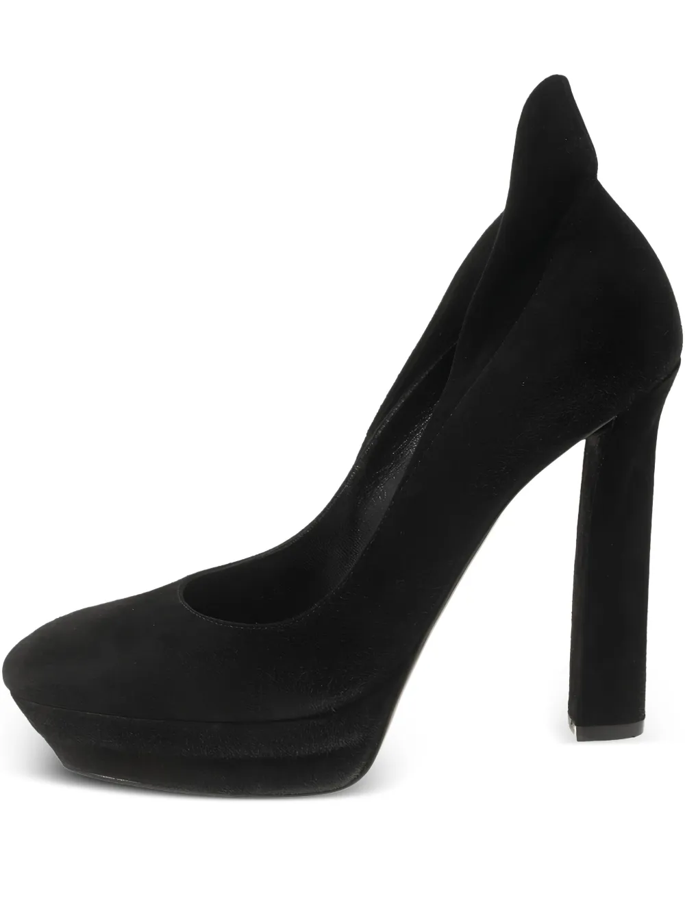 Bottega Veneta Pre-Owned 130mm suede platform pumps | Black | Image 1