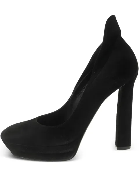 Bottega Veneta Pre-Owned 130mm suede platform pumps