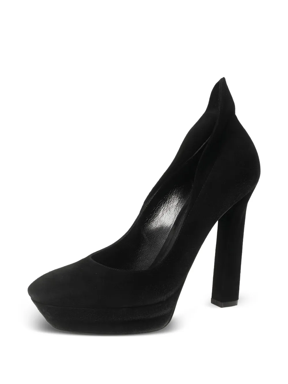Bottega Veneta Pre-Owned 130mm suede platform pumps | Image 2