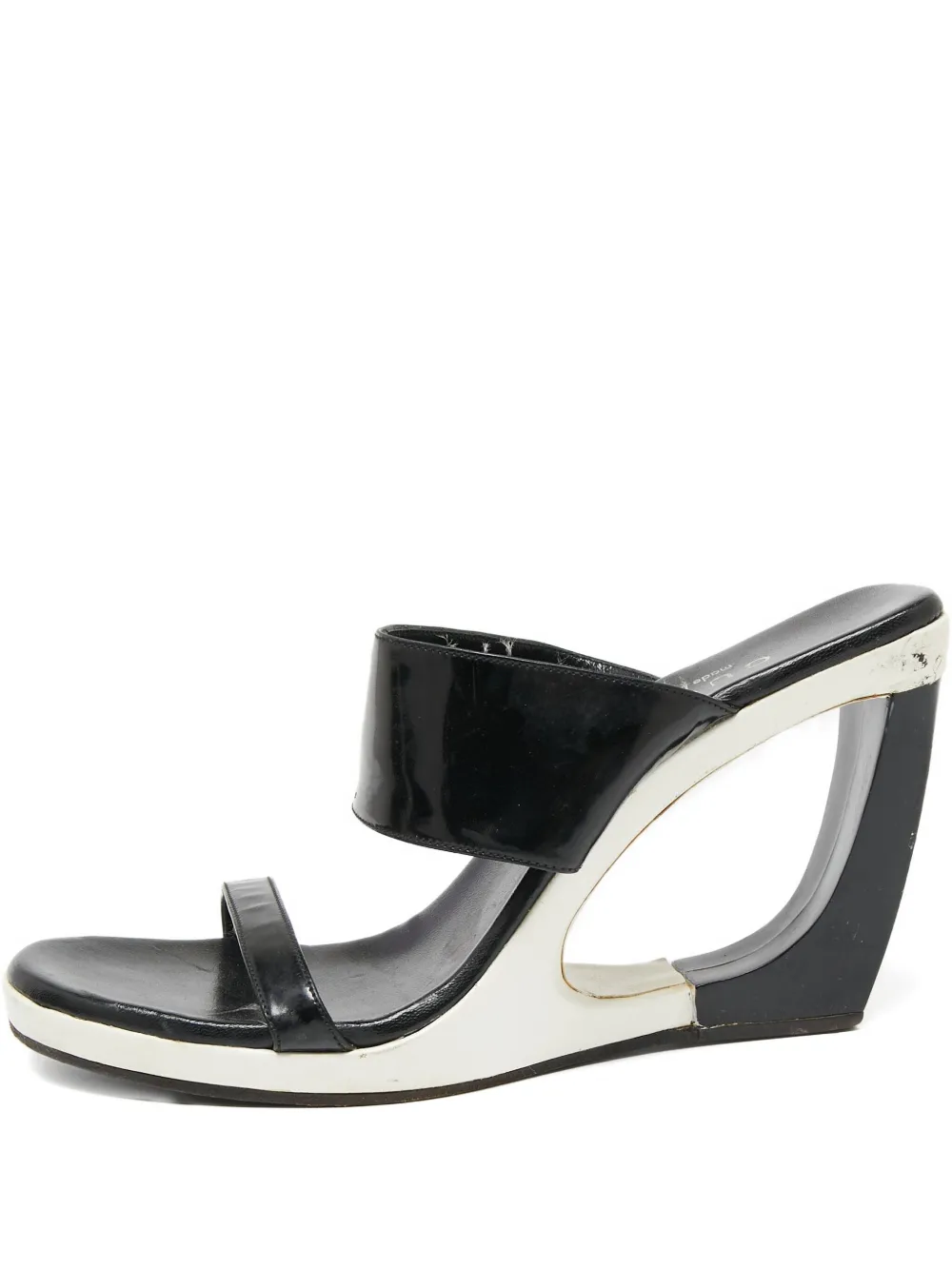 Gucci Pre-Owned leather heeled sandals | Black | Image 1