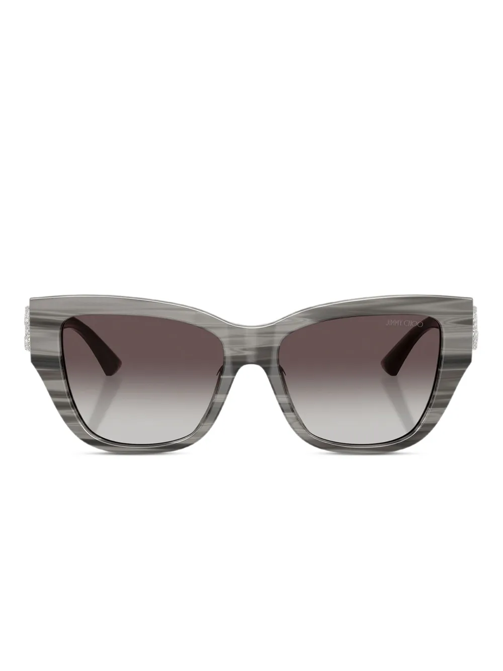 Jimmy Choo Eyewear Occhiali da sole con lenti sfumate - Grigio