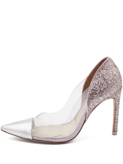 Sophia Webster pre-owned 95mm Daria glitter-embellished pointed-toe pumps