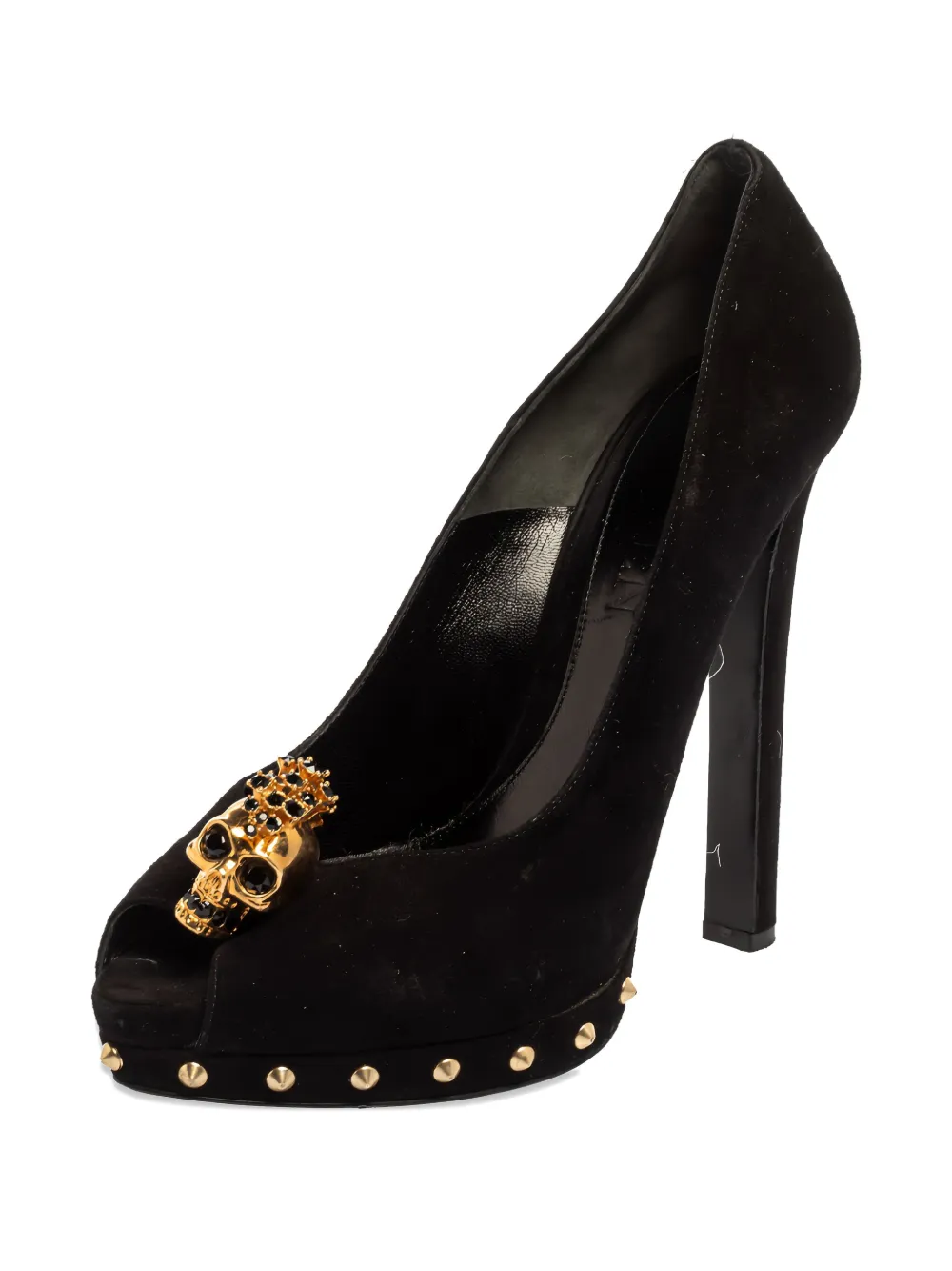 Alexander McQueen Pre-Owned 135mm skull-embellished pumps | Image 2