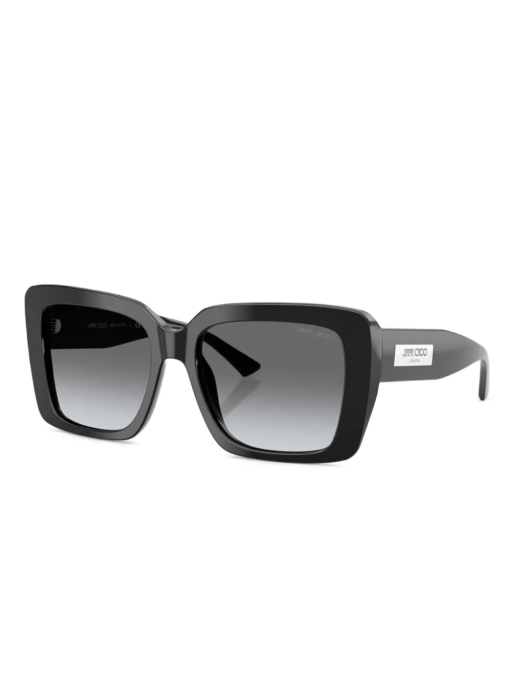 Jimmy Choo Eyewear Zonnebril met vierkant montuur - Zwart