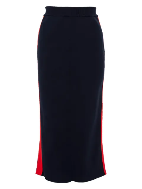 Stella McCartney Pre-Owned side-stripe pencil skirt