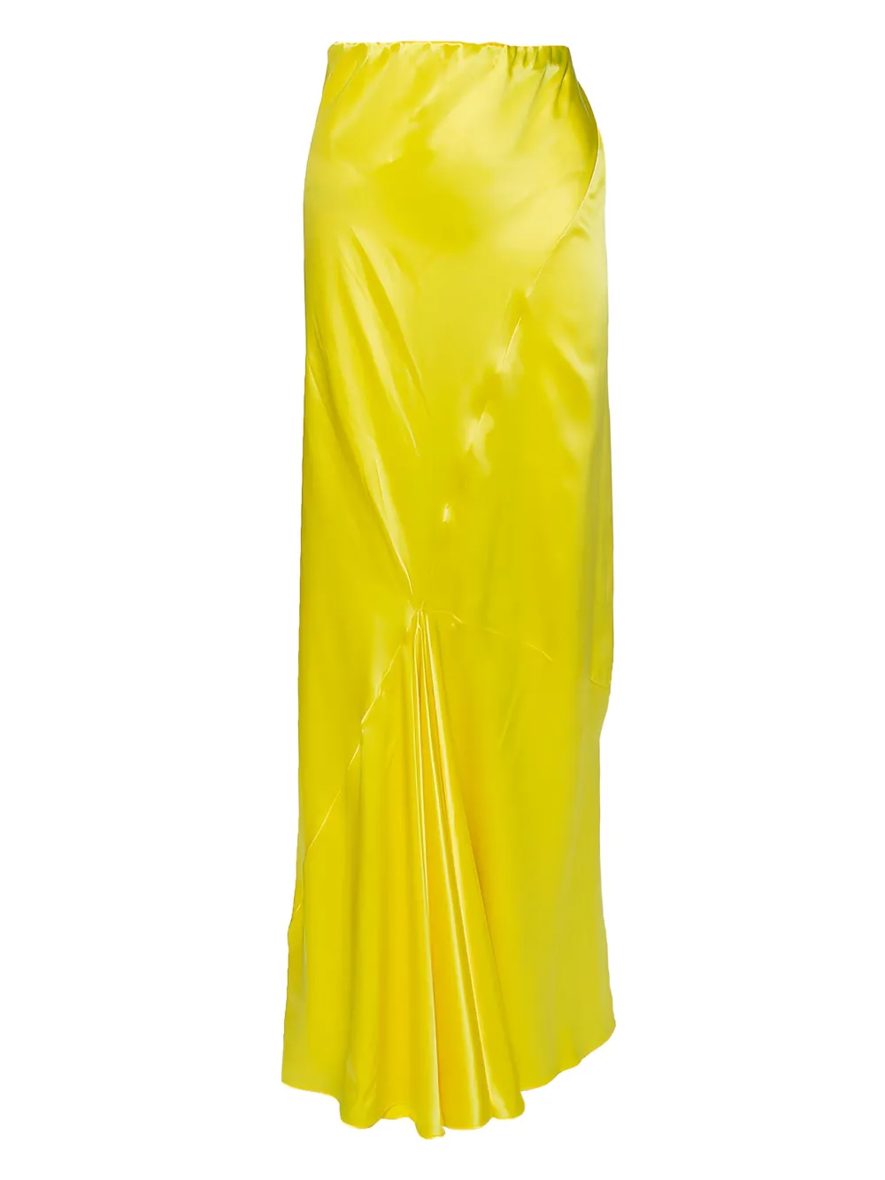 Roberto Cavalli Vintage pre-owned silk flared skirt | Yellow | Image 1