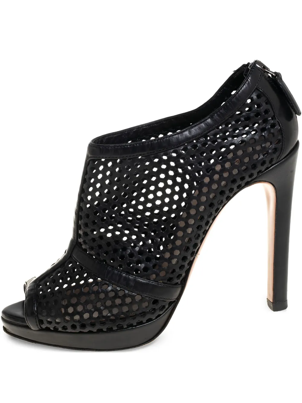 Prada Pre-Owned 110mm perforated pumps | Black | Image 1