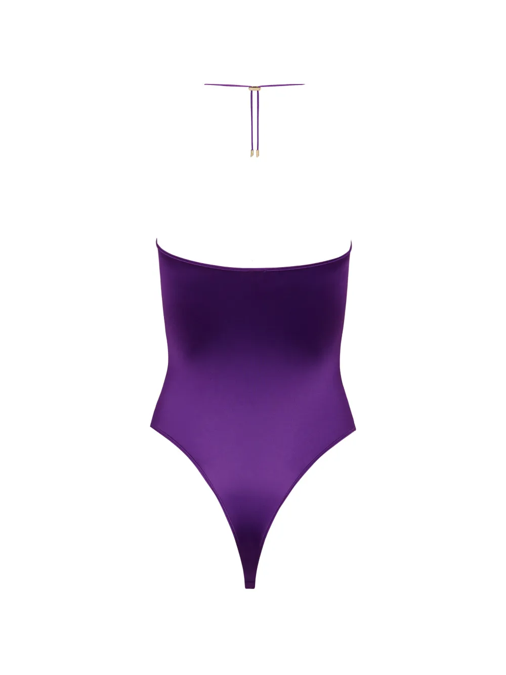 Maison Close Glow badpak met string Paars